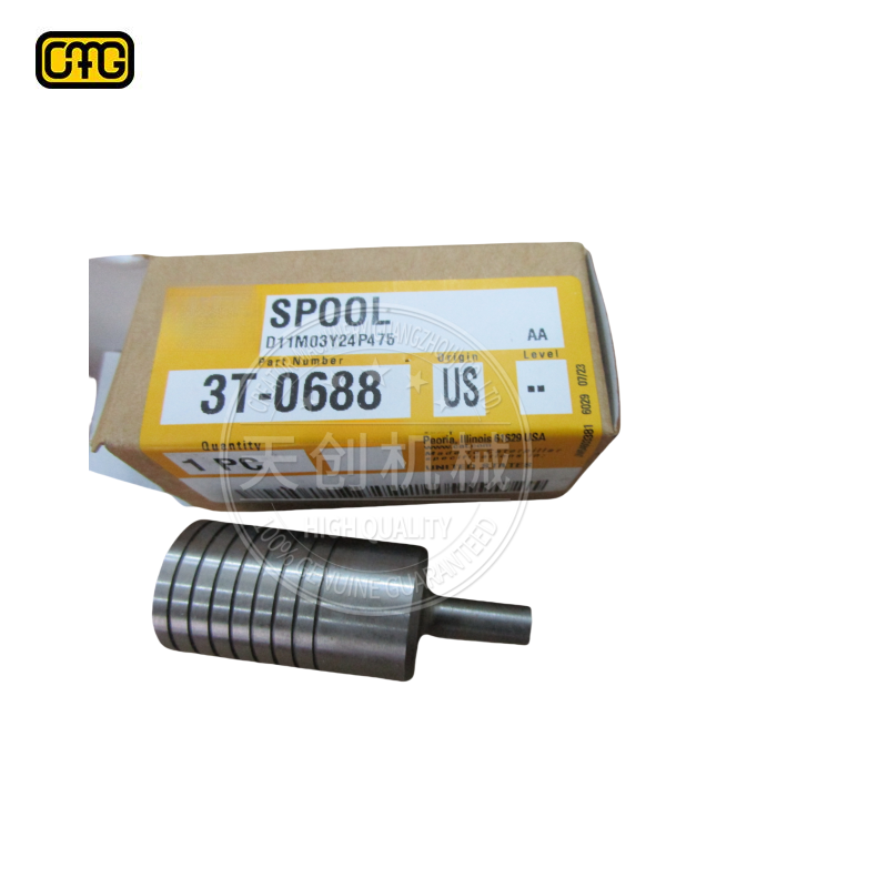 3T-0688  Steel Hydraulic Valve Spool For Motor Grader120H 130G 140H 160H